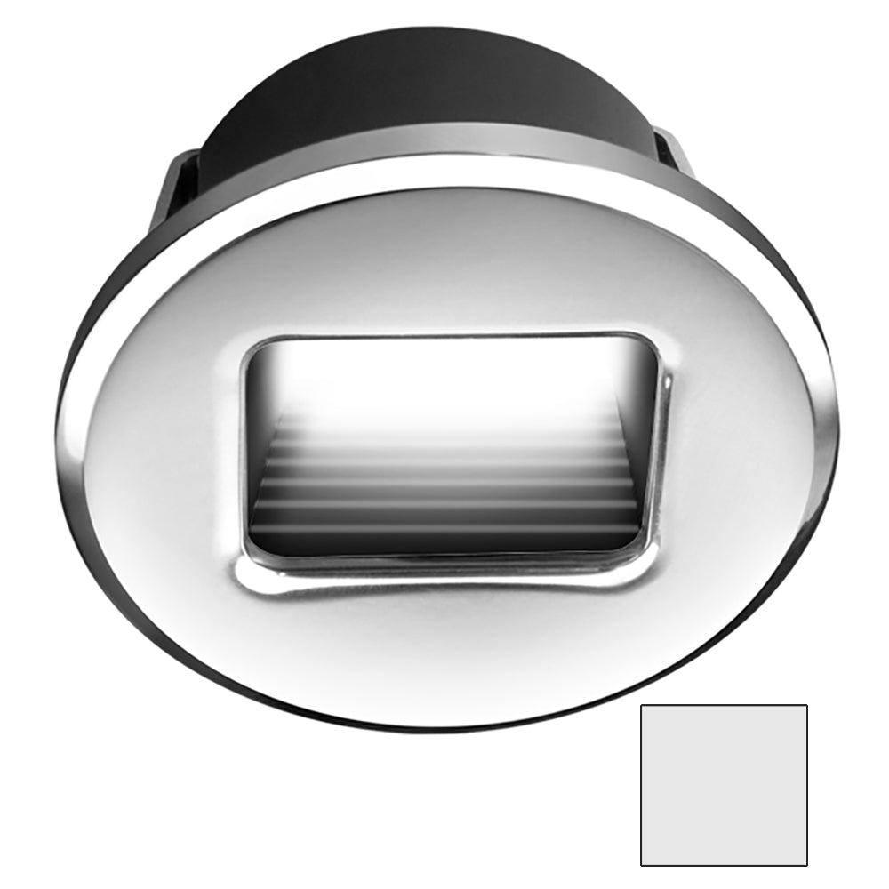 i2Systems Ember E1150Z Snap-In - Polished Chrome - Round - Cool White Light [E1150Z-11AAH] - First Stop Marine