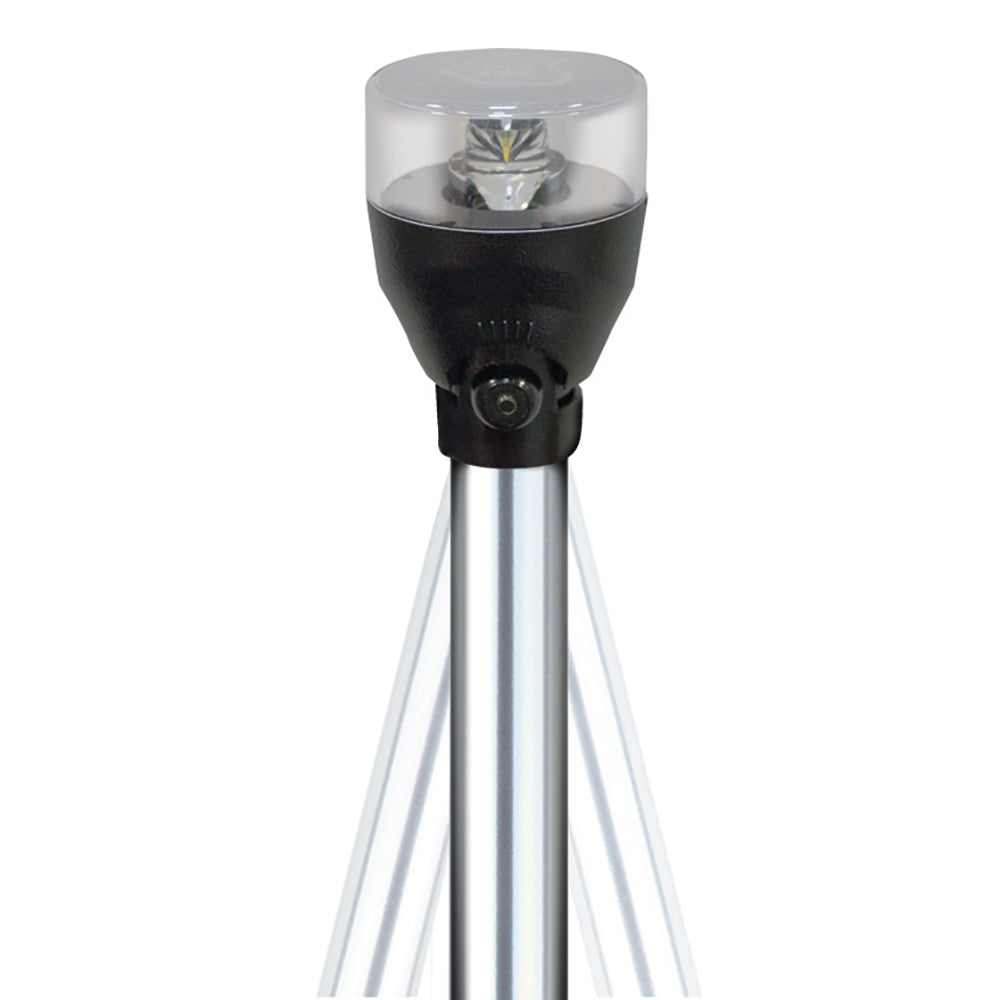 Attwood LED Articulating All Around Light - 24" Pole [5530-24A7] - First Stop Marine