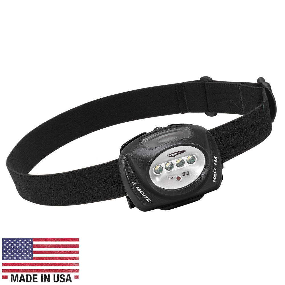 Princeton Tec QUAD Industrial Headlamp - Black [QUAD-IND] - First Stop Marine