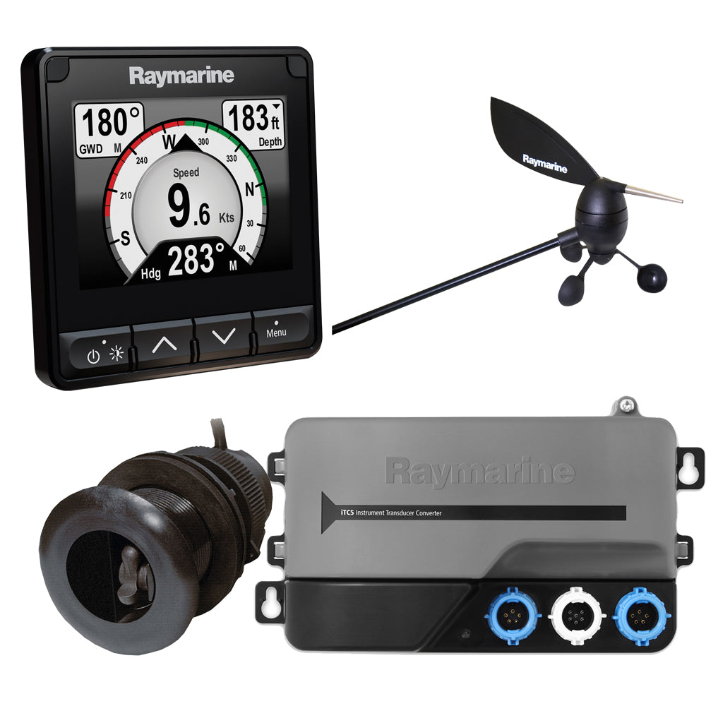 Raymarine i70s System Pack, Wind, Depth, Speed [T70226] - First Stop Marine