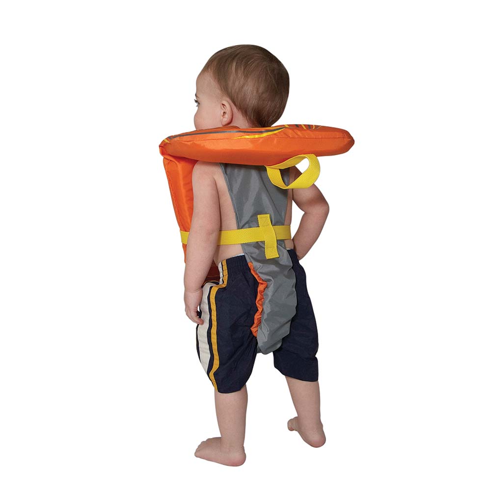 Full Throttle Baby-Safe Vest - Infant to 30lbs - Orange/Grey [104000-200-000-14] - First Stop Marine