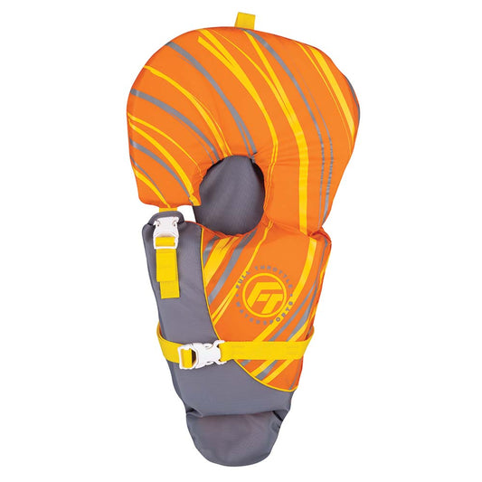 Full Throttle Baby-Safe Vest - Infant to 30lbs - Orange/Grey [104000-200-000-14] - First Stop Marine