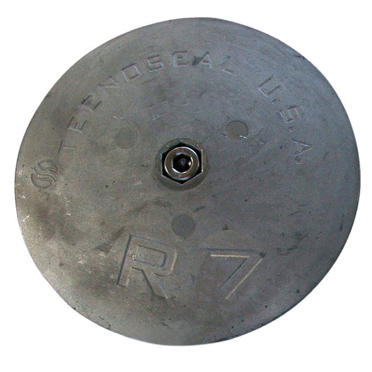 Tecnoseal R7 Rudder Anode - Zinc - 6-1/2" Diameter [R7] - First Stop Marine