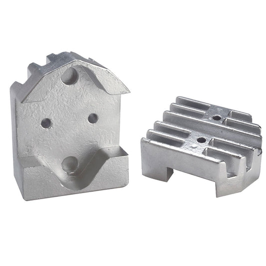 Tecnoseal Gimbal Block Anode - Zinc Finned [00806] - First Stop Marine