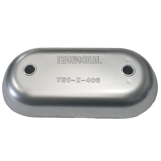 Tecnoseal Z406 Hull Plate Anode - Zinc [TEC-Z-406] - First Stop Marine