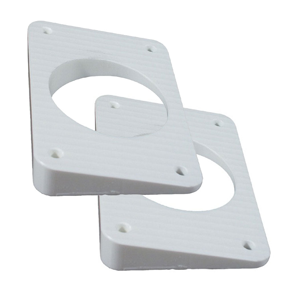 TACO Wedge Plates f/Grand Slam Outriggers - White [WP-150WHA-1] - First Stop Marine