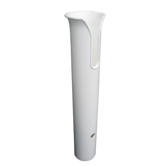 TACO Poly Thru-Bolt Rod Holder w/Mounting Holes - No Hardware - White [P04-011W] - First Stop Marine