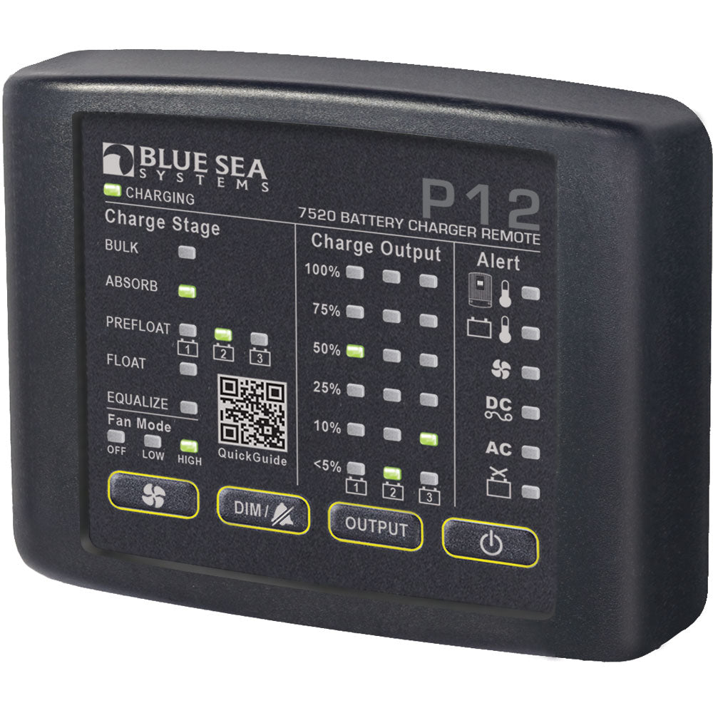 Blue Sea 7520 P12 LED Remote f/Battery Chargers [7520] - First Stop Marine