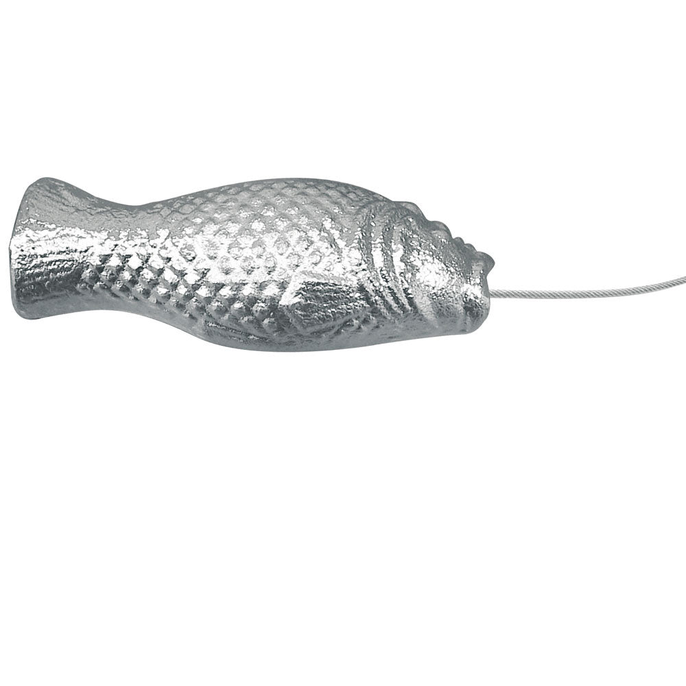 Tecnoseal Grouper Suspended Anode w/Cable & Clamp - Zinc [00630FISH] - First Stop Marine