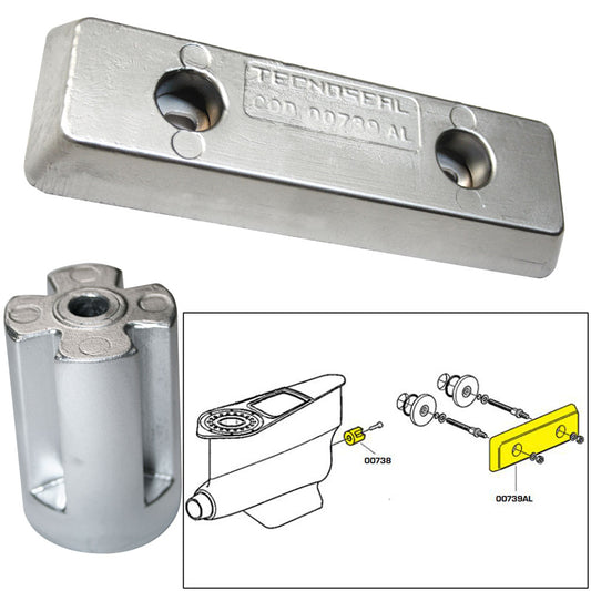 Tecnoseal Anode Kit - Volvo IPS - Zinc/Aluminum [20715] - First Stop Marine