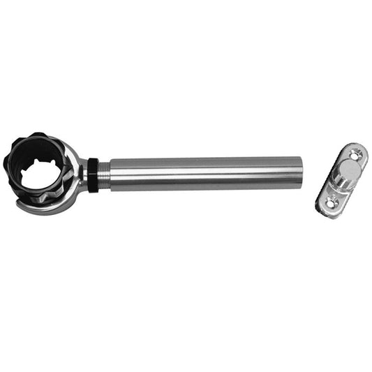 Rupp Threaded Antenna Support w/6" Pipe Mount & 1.5" Collar [PAK-0003] - First Stop Marine