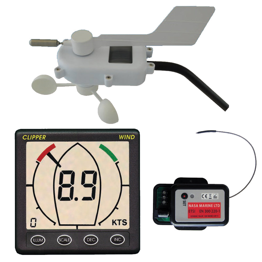 Clipper Wireless Wind System Complete w/Display [CL-WWS] - First Stop Marine