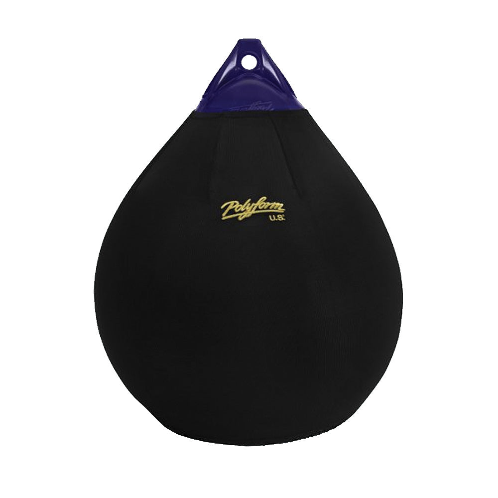 Polyform Fender Cover f/A-1 Fender - Black [EFC-A1] - First Stop Marine