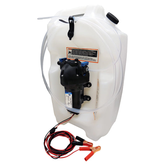 Jabsco Flat Tank Oil Changer System - 3-1/2 Gallon Tank - 12V [17860-2012] - First Stop Marine