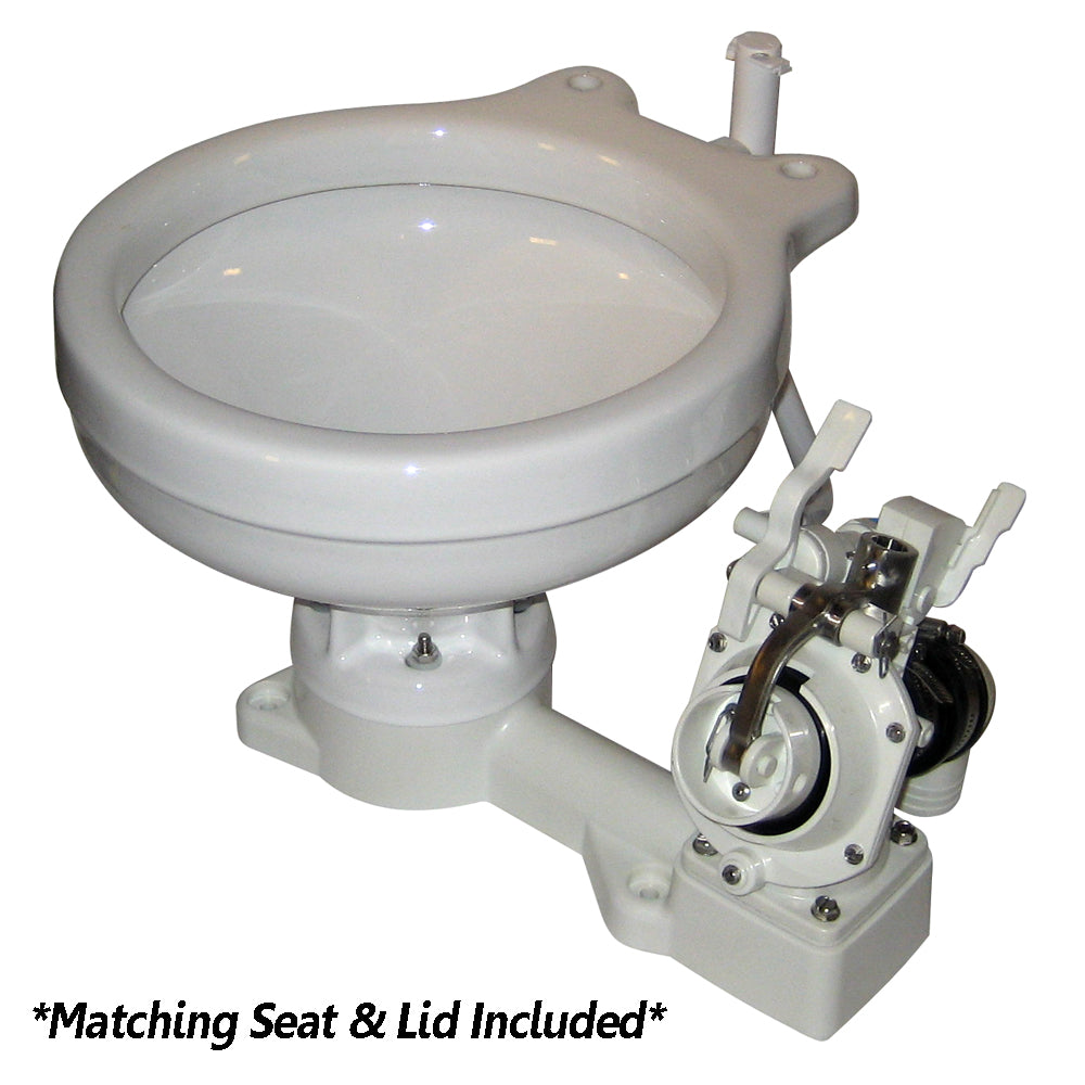 Raritan Fresh Head - Fresh Water Flush - Manual - Marine Size - Right Hand Operation [25M00] - First Stop Marine