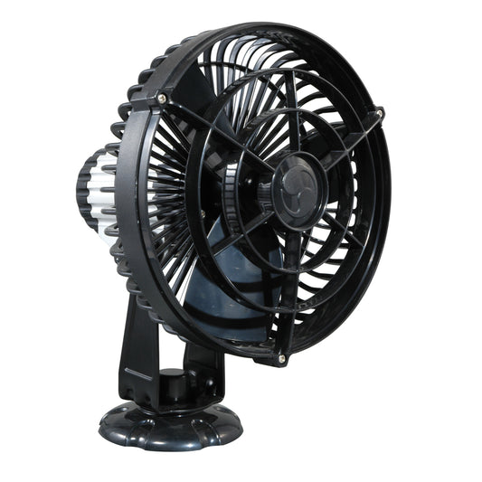 SEEKR by Caframo Kona 817 12V 3-Speed 7" Waterproof Fan - Black [817CABBX] - First Stop Marine