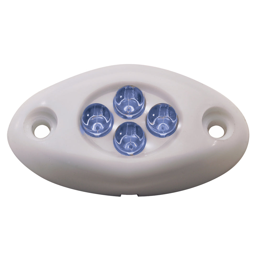 Innovative Lighting Courtesy Light - 4 LED Surface Mount - Blue LED/White Case [004-2100-7] - First Stop Marine
