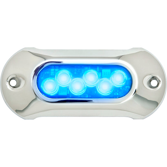 Attwood Light Armor Underwater LED Light - 6 LEDs - Blue [65UW06B-7] - First Stop Marine