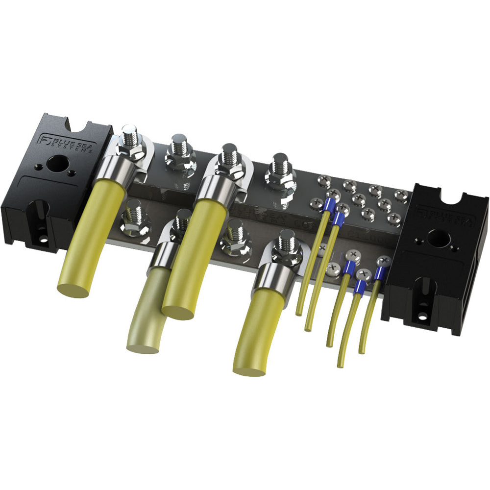 Blue Sea PowerBar 1000 - 8 3/8" Terminal Studs w/Cover [1990] - First Stop Marine