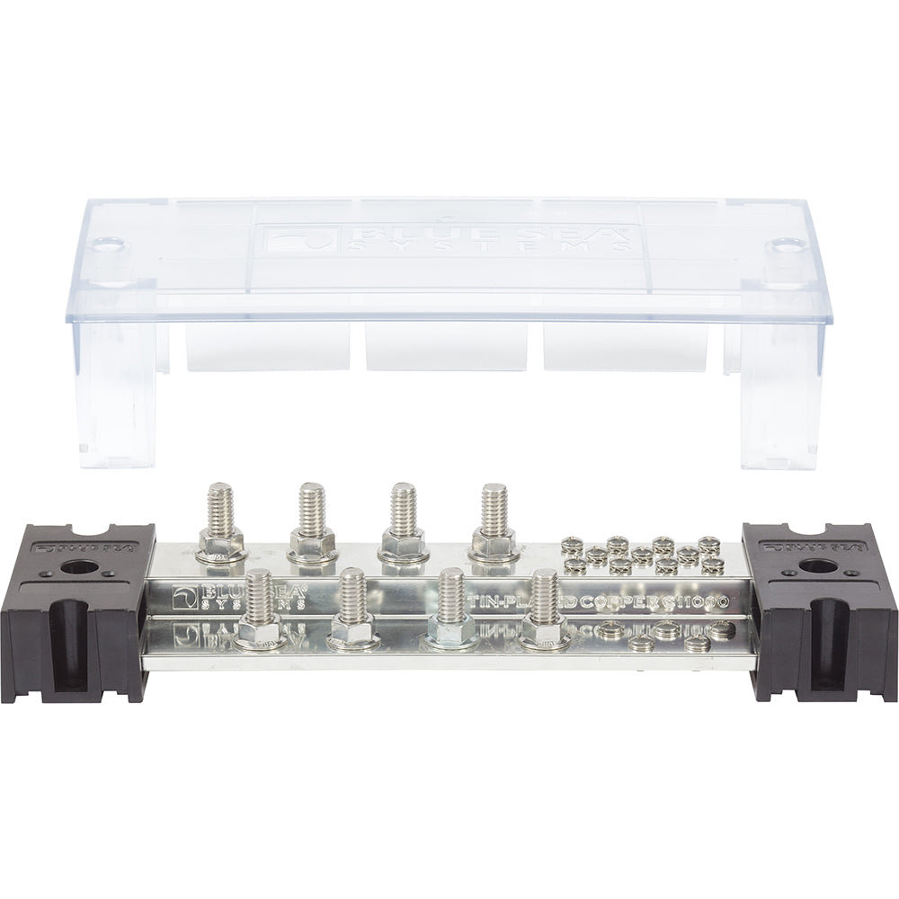 Blue Sea PowerBar 1000 - 8 3/8" Terminal Studs w/Cover [1990] - First Stop Marine