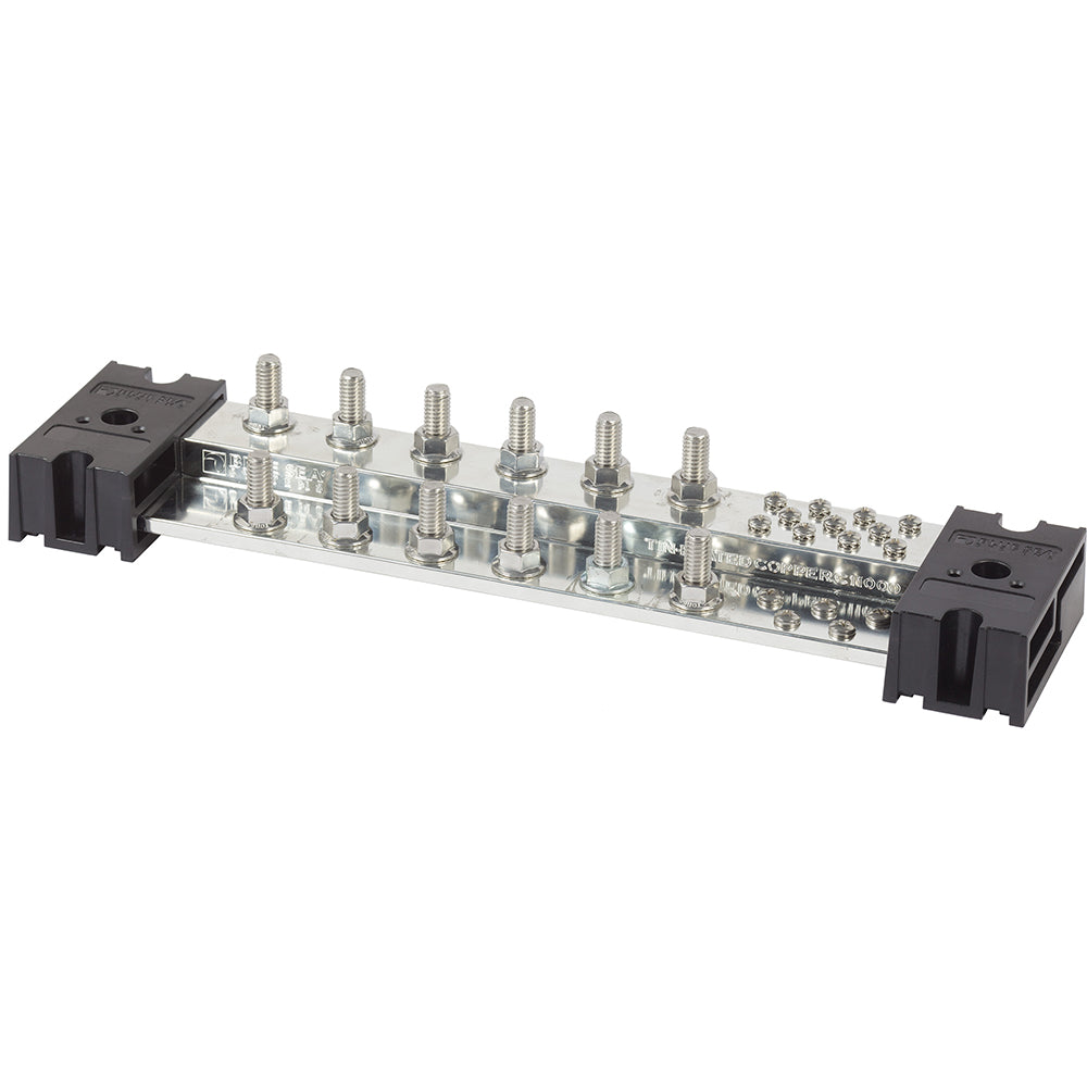 Blue Sea PowerBar 1000 - 12 3/8" Terminal Studs w/Cover [1991] - First Stop Marine