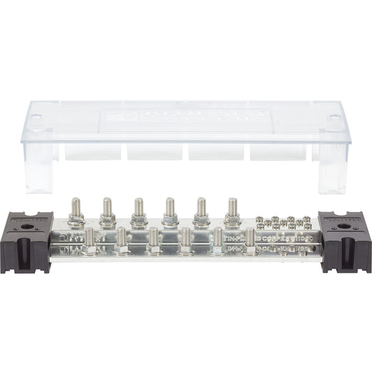 Blue Sea PowerBar 1000 - 12 3/8" Terminal Studs w/Cover [1991] - First Stop Marine