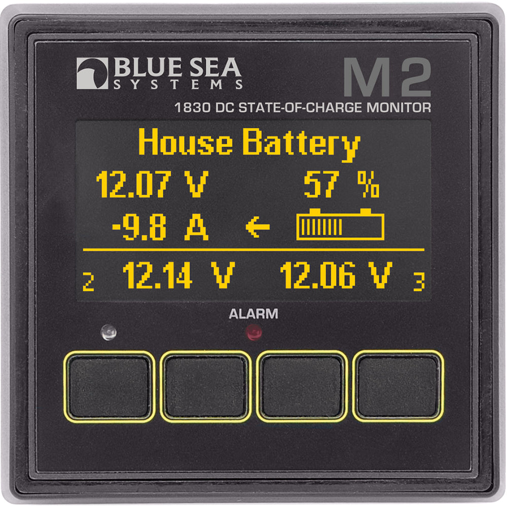 Blue Sea 1830 M2 DC SoC State of Charge Monitor [1830] - First Stop Marine