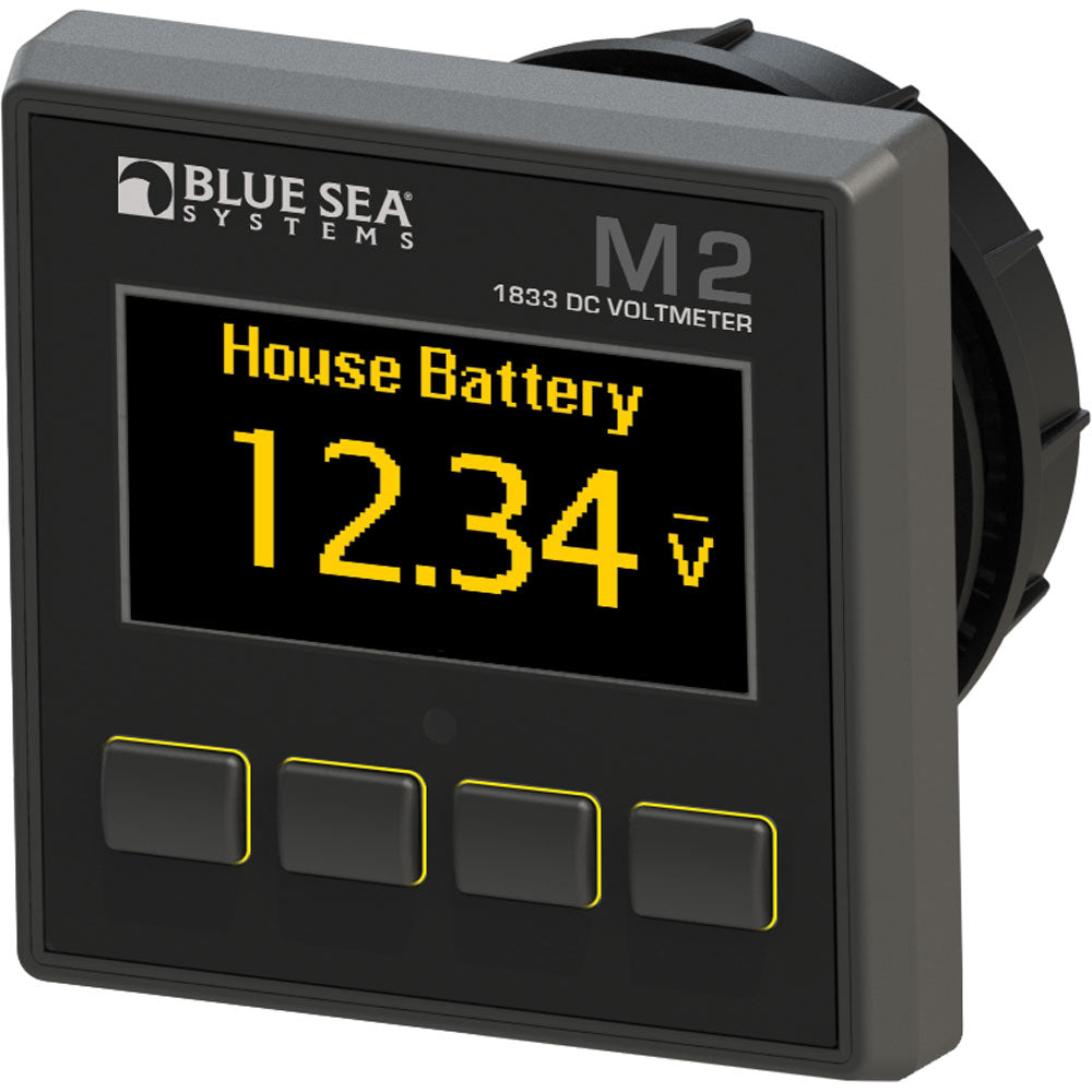 Blue Sea 1833 M2 DC Voltmeter [1833] - First Stop Marine