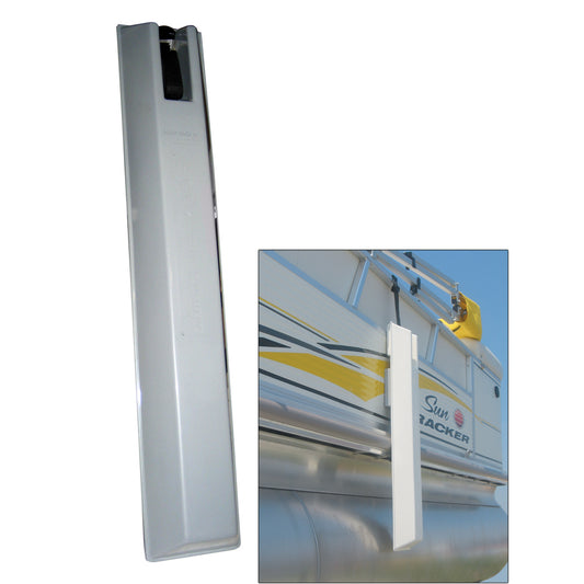 Dock Edge 'TOON Pontoon Boat Fender - 36" - Grey [53-135-F] - First Stop Marine
