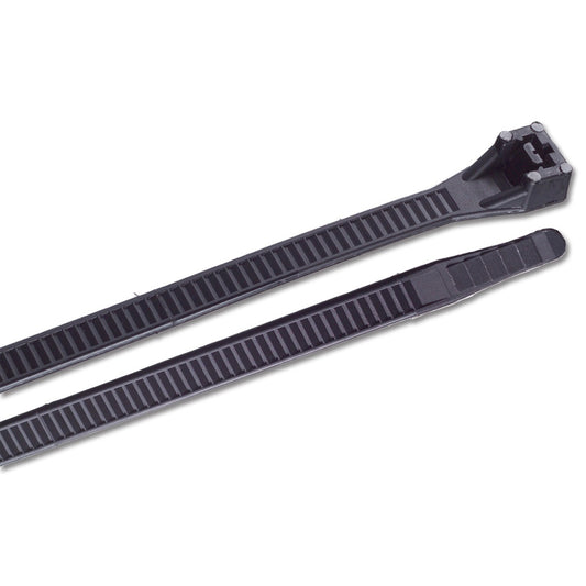 Ancor 15" UV Black Heavy Duty Cable Zip Ties - 25 Pack [199259] - First Stop Marine