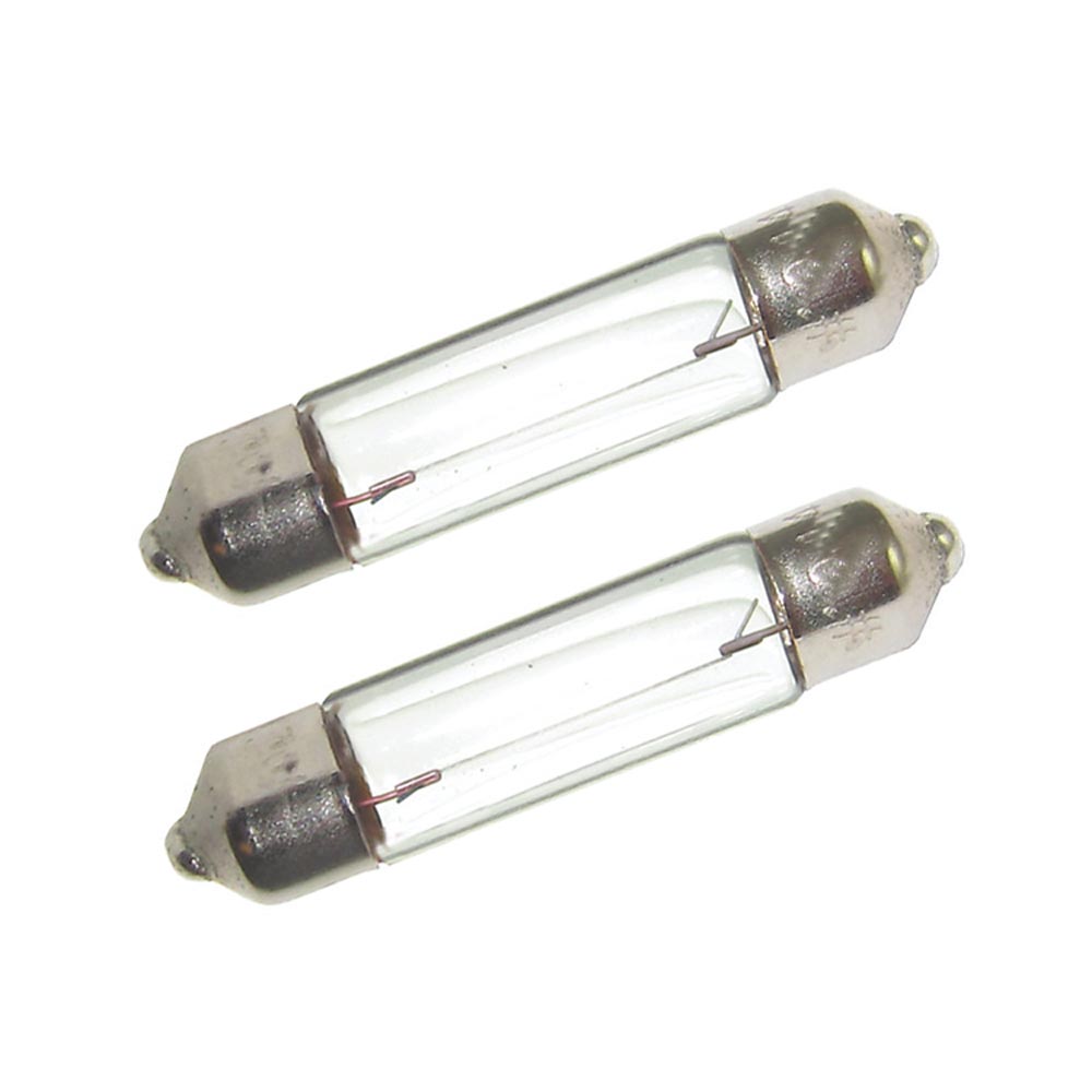 Perko Double Ended Festoon Bulbs - 12V, 10W, .80A - Pair [0071DP0CLR] - First Stop Marine