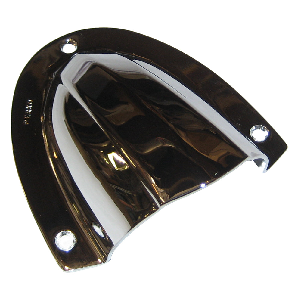 Perko Clam Shell Ventilator - Chrome Plated Brass - 4" x 3-3/4" [0339DP0CHR] - First Stop Marine