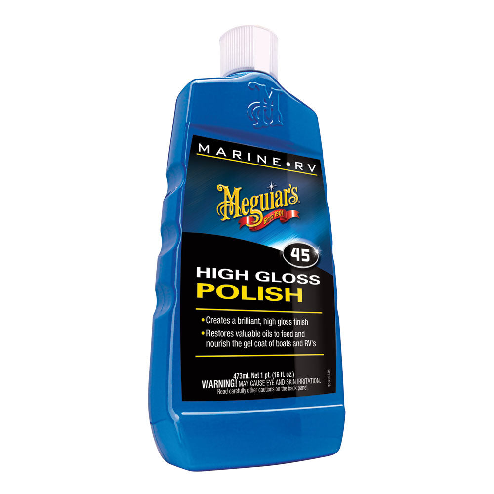 Meguiar's #45 Boat/RV Polish & Gloss Enhancer - 16oz [M4516] - First Stop Marine