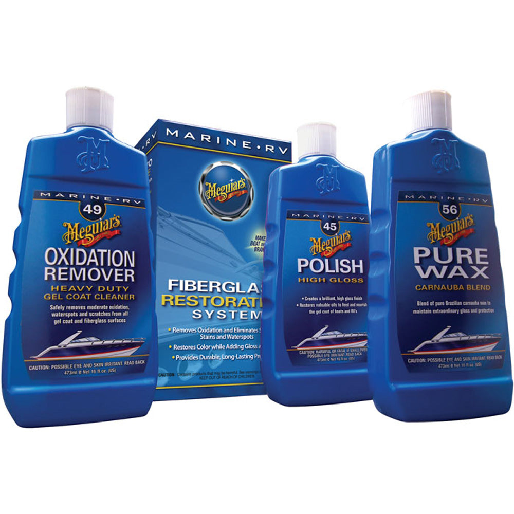 Meguiar's MG Fiberglass Oxidation Removal Kit [M4965] - First Stop Marine