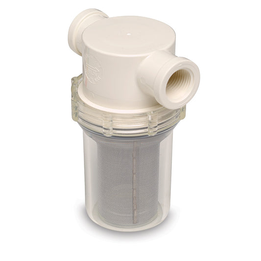 Shurflo by Pentair 1/2" Raw Water Strainer - 50 Mesh Screen [253-120-01] - First Stop Marine