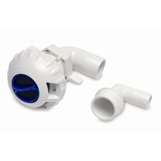 Shurflo by Pentair Livewell Fill Valve w/3/4"  1-1/8" Fittings [330-021] - First Stop Marine