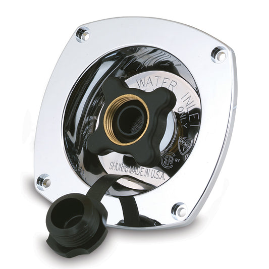 Shurflo by Pentair Pressure Reducing City Water Entry - Wall Mount - Chrome [183-029-14] - First Stop Marine