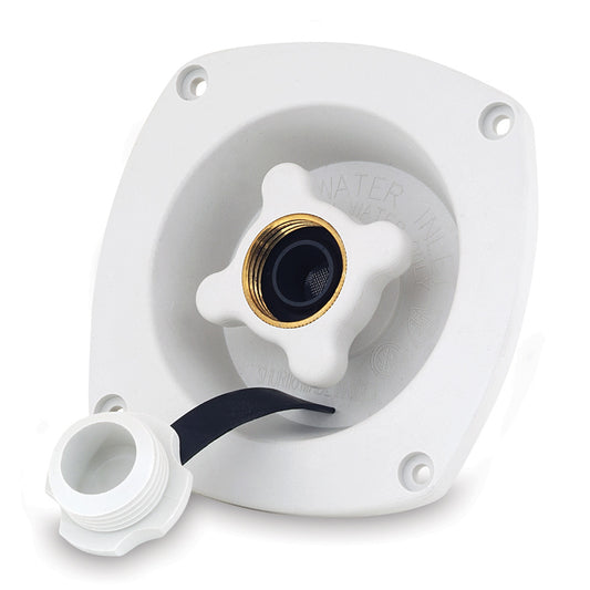 Shurflo by Pentair Pressure Reducing City Water Entry - Wall Mount - Gel White [183-029-18] - First Stop Marine