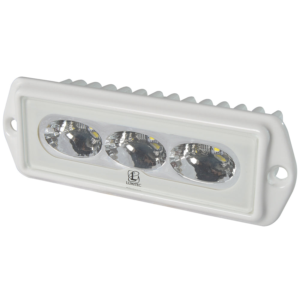 Lumitec CapriLT - LED Flood Light - White Finish - White Non-Dimming [101288] - First Stop Marine