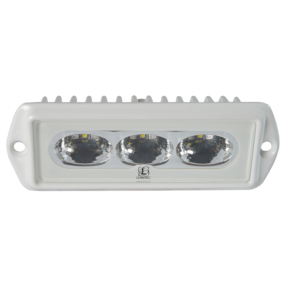 Lumitec CapriLT - LED Flood Light - White Finish - White Non-Dimming [101288] - First Stop Marine