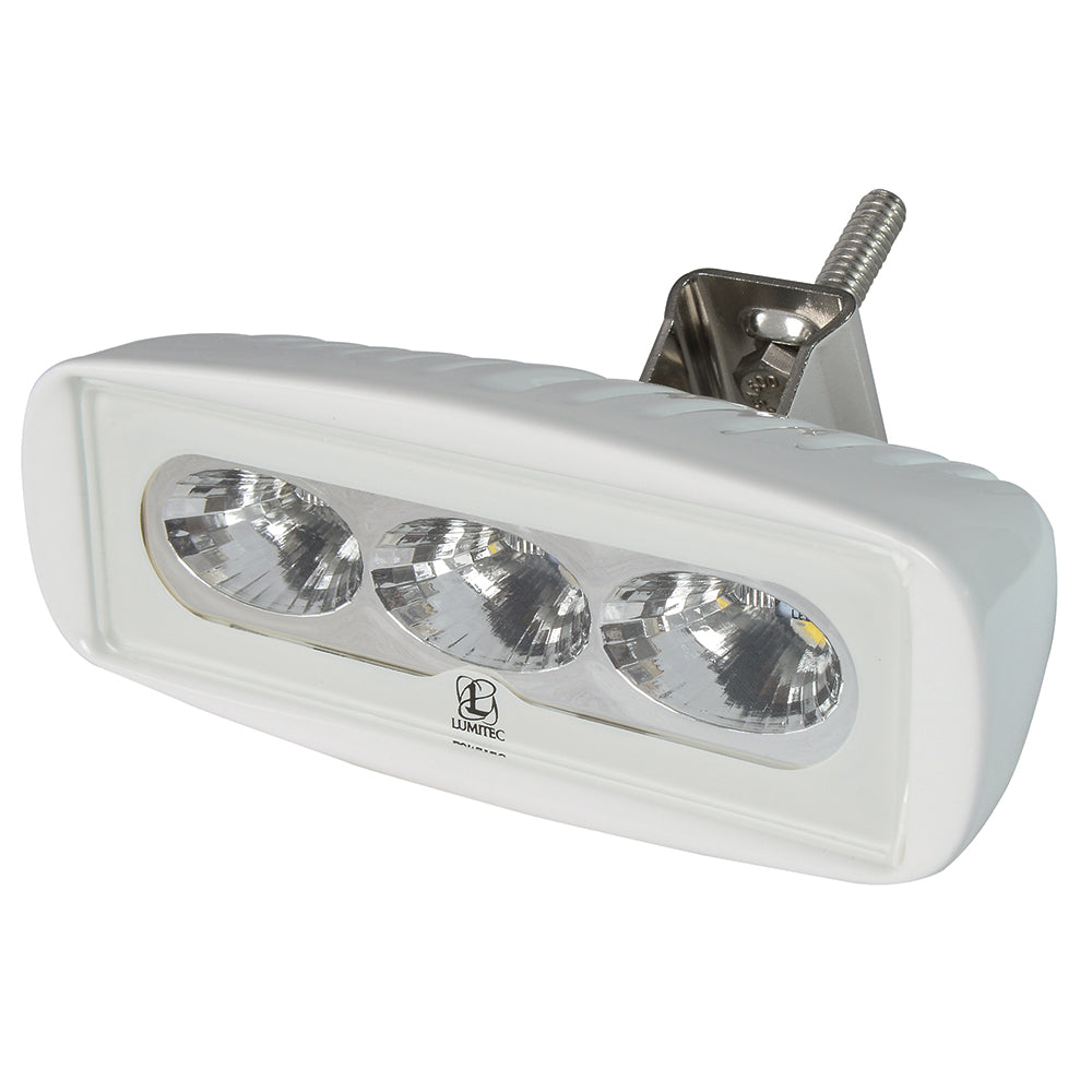 Lumitec CapreraLT - LED Flood Light - White Finish - White Non-Dimming [101292] - First Stop Marine