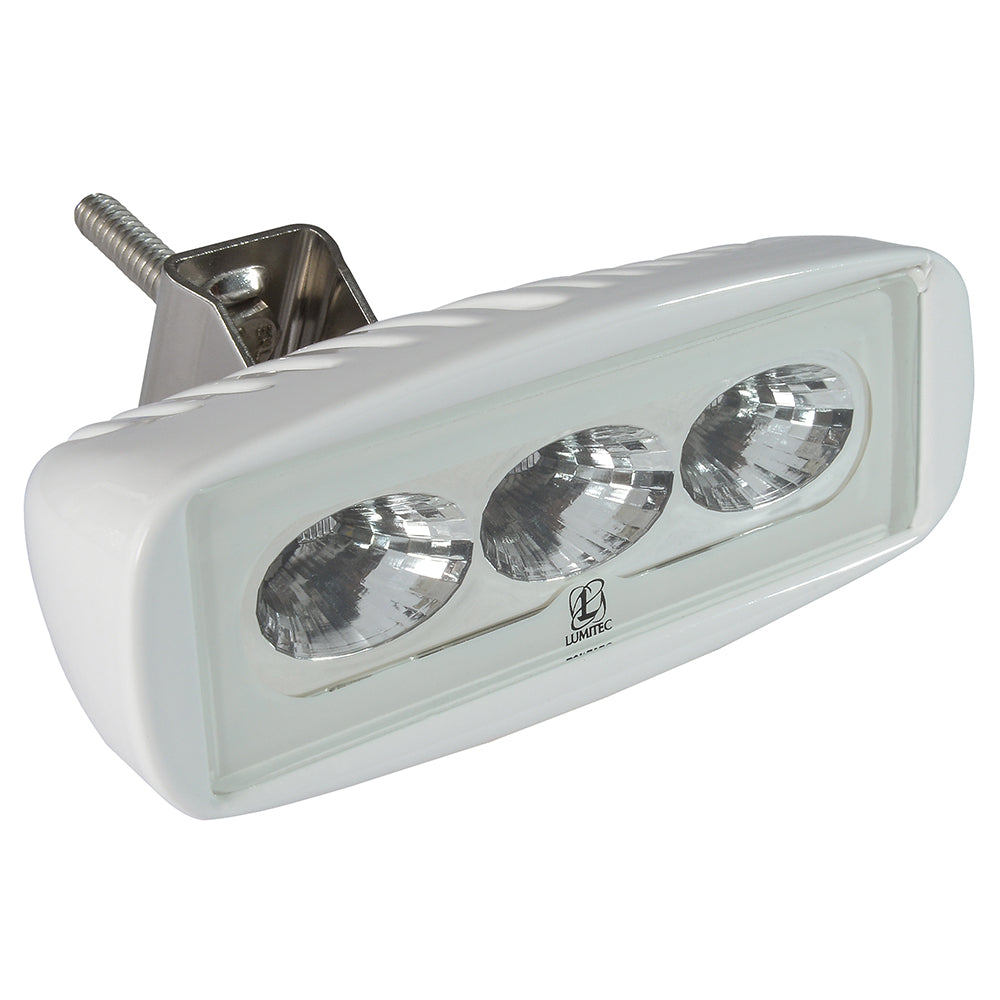 Lumitec CapreraLT - LED Flood Light - White Finish - White Non-Dimming [101292] - First Stop Marine