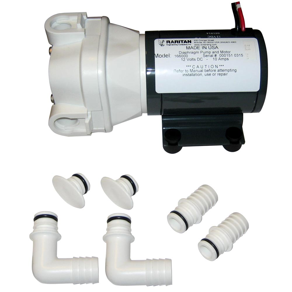 Raritan Diaphragm Intake Pump - 12v [166000] - First Stop Marine