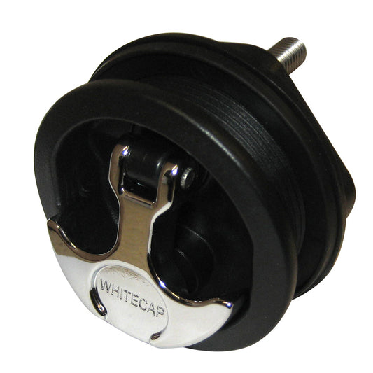 Whitecap T-Handle Latch - Chrome Plated Zamac/Black Nylon - No Lock - Freshwater Use Only [S-230BC] - First Stop Marine