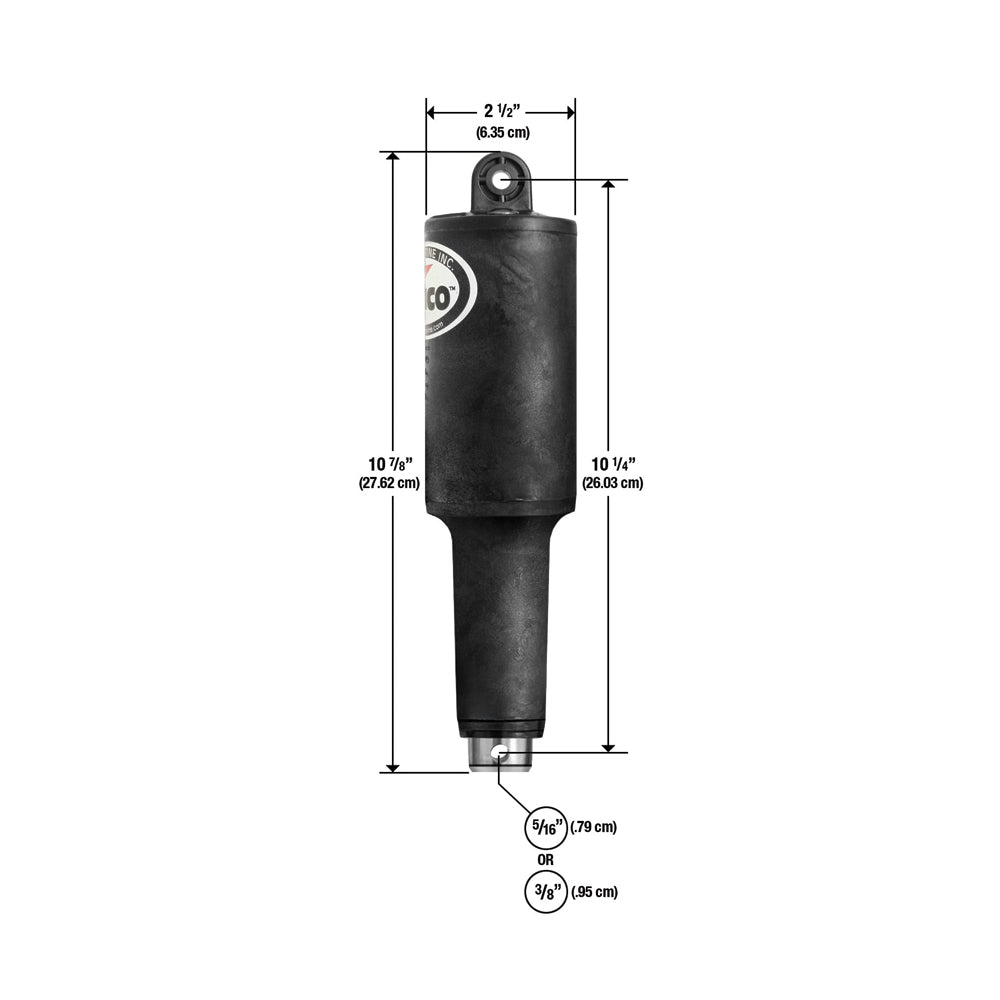 Lenco 101XDS Short Extreme Duty Actuator - 12V - 2-1/4" Stroke w/5/16" Hardware [15057-001] - First Stop Marine