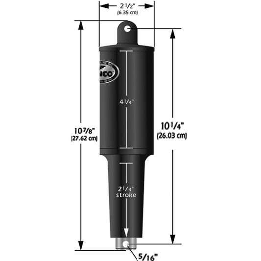 Lenco 12V 1-1/4" Stroke 5 Lobe Actuator - 5/16" - 3/8" [15122-001] - First Stop Marine