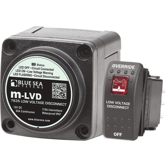 Blue Sea 7635 m-LVD Low Voltage Disconnect [7635] - First Stop Marine