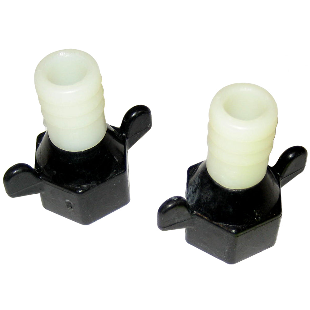 Shurflo by Pentair Straight Fitting Wingnut Swivel - 1/2"-14NPT(F) x 5/8"Barb [94-181-02] - First Stop Marine