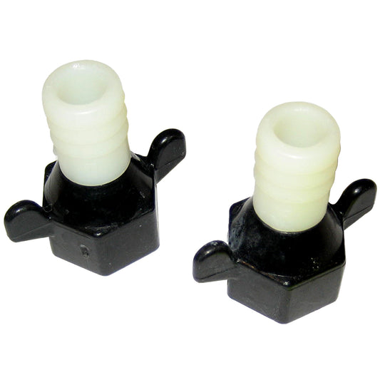 Shurflo by Pentair Straight Fitting Wingnut Swivel - 1/2"-14NPT(F) x 5/8"Barb [94-181-02] - First Stop Marine
