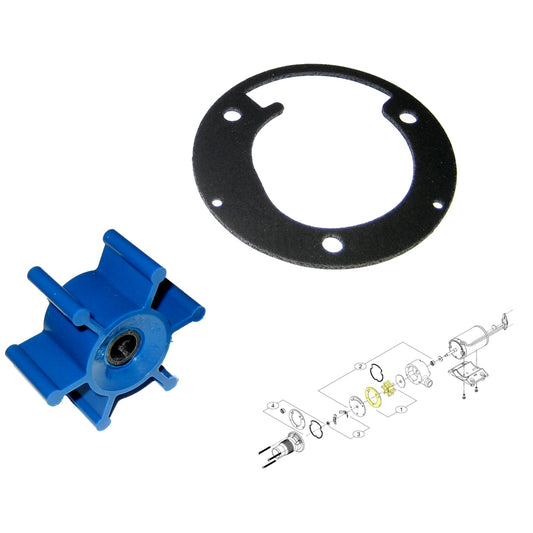 Shurflo by Pentair Macerator Impeller Kit f/3200 Series - Includes Gasket [94-571-00] - First Stop Marine